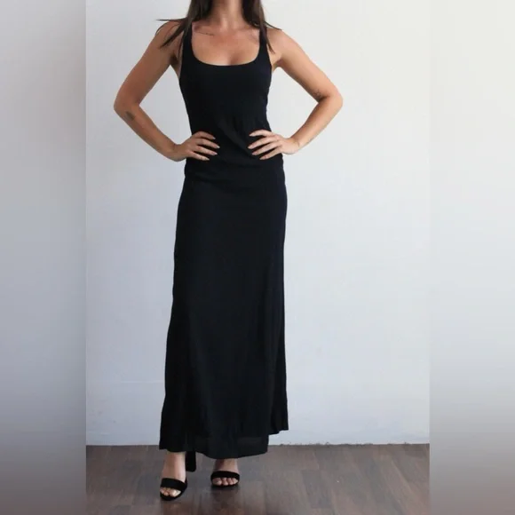 chinese dress ladies Express Black Maxi Dress Size 0 – Threndzs main image 0